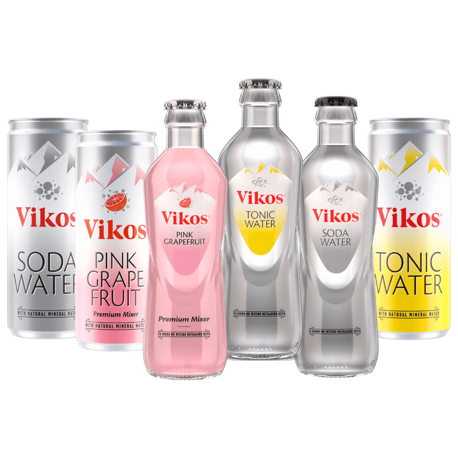 vikos mixers with natural mineral water