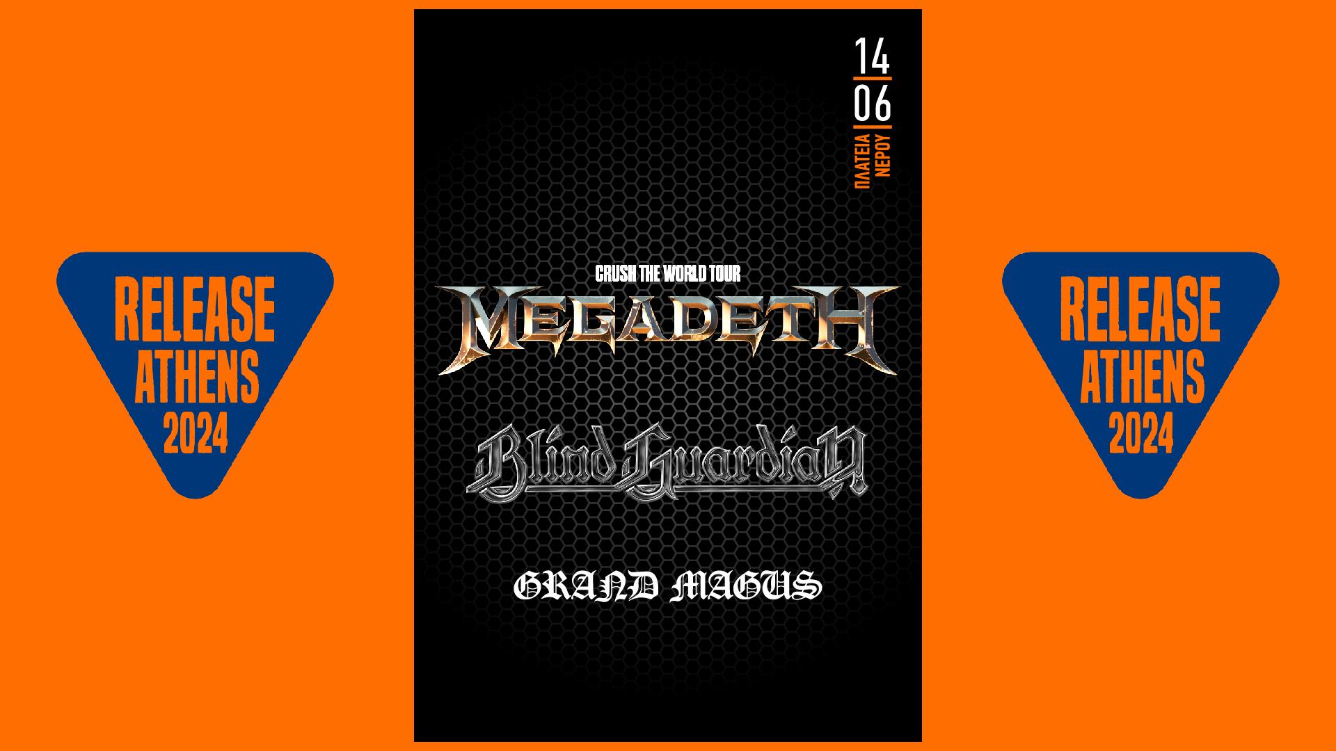 Megadeth, Blind Guardian & Grand Magus – 14/06